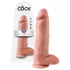 King Cock - dildo met ballen - 30 cm - huidkleur