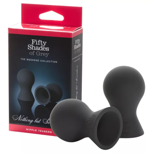 Fifty Shades of Grey - Tepelzuiger - sterke zuigkracht - transparant silicone