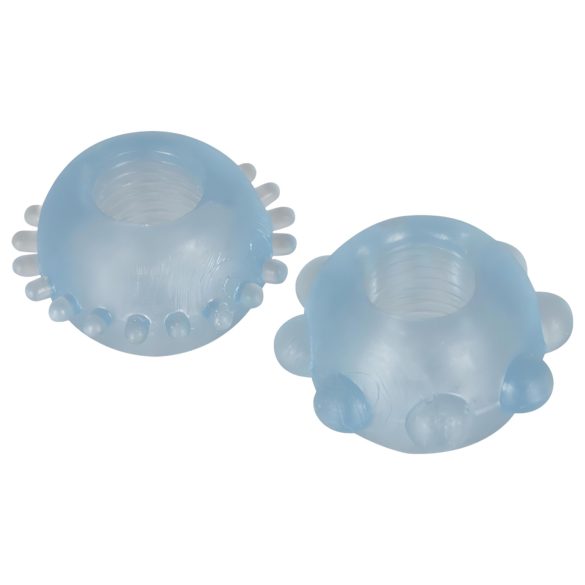 You2Toys - Penisring Duo (transparant blauw)