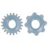 You2Toys - Penisring Duo (transparant blauw)