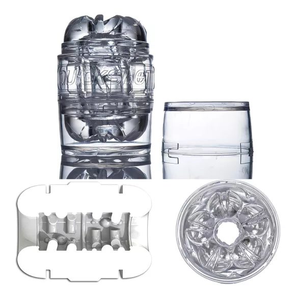 Fleshlight Quickshot Vantage - compacte masturbator - transparant