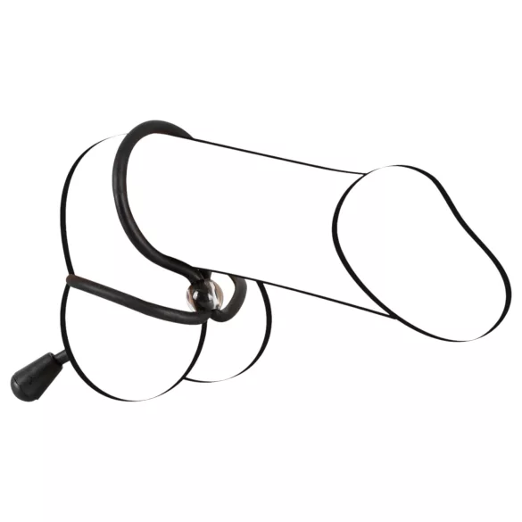 Bad Kitty - penis- en balzakring - siliconen - zwart