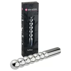 mystim - elektro dildo met bolvormig uiteinde - metaal