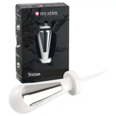 mystim Tristan - elektro dildo - anale plug - wit