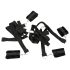 Bad Kitty - Fluwelen bed bondage set (5-delig)