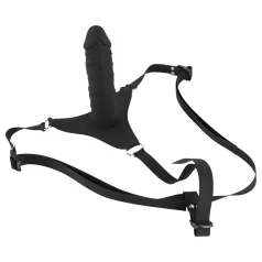 You2Toys - strap-on dildo - siliconen - zwart