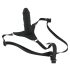 You2Toys - Siliconen Strap-On - verstelbare dildo (zwart)