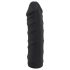 You2Toys - Siliconen Strap-On - verstelbare dildo (zwart)
