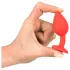 Colorful JOY - siliconen buttplug - klein - rood