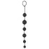 Black Velvet - 6-kralen anale dildo (zwart)
