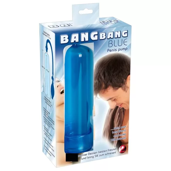 Bang Bang - penispomp - sterk vacuüm - blauw