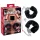 You2Toys - pluche handboeien met lange ketting - zwart