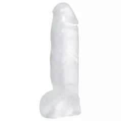 Kristalhelder - dildo - extra groot - transparant