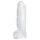 Kristalhelder - dildo - extra groot - transparant