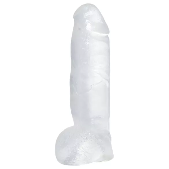 Kristalhelder - dildo - extra groot - transparant
