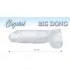 Crystal Clear Big Dong - grote dildo van jelly (21,5 cm)