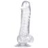 Kristalheldere zuigdildo