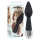 You2Toys - anale douche - siliconen kegeldop - zwart