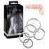 Bad Kitty - metalen penisring set - 5-delig