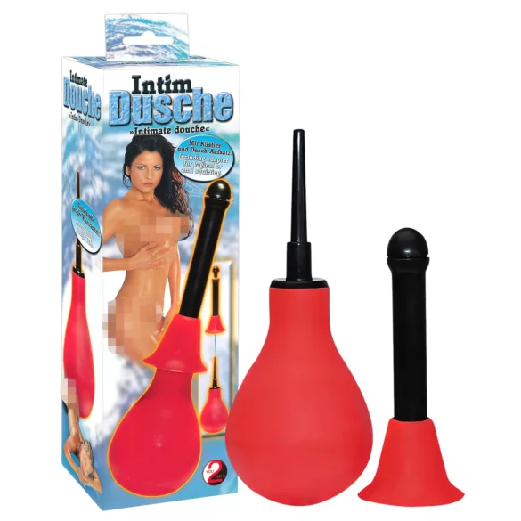 You2Toys - intieme douche - 2 opzetstukken - zwart