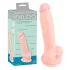 Medical - siliconen dildo - 18 cm - huidskleur