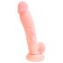 Medische siliconen dildo (18cm) - natuurgetrouw