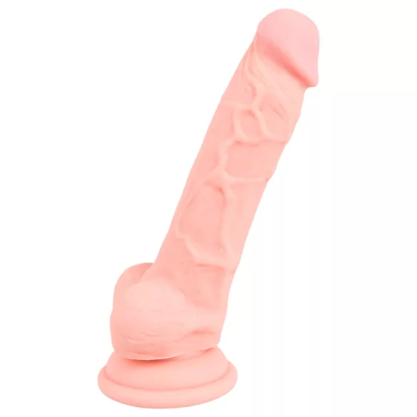Medical - siliconen dildo - 18 cm - huidskleur