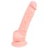 Medische siliconen dildo (18cm) - natuurgetrouw