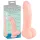 Medical - siliconen dildo - realistisch - 20cm - huidkleur