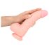 Natuurlijke silicone dildo (20cm) - medisch silicone