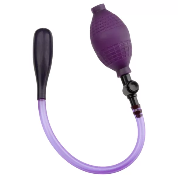 Bad Kitty - opblaasbare buttplug latex - paars