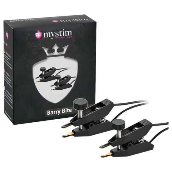 mystim Barry Bite - elektrodenklemmen (2 stuks)