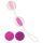 Geisha Ballen 2 - verstelbare set (roze-wit)