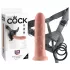 King Cock - strap-on dildo - 8 inch - huidskleur