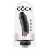 King Cock 8 dildo (20 cm, zwart)