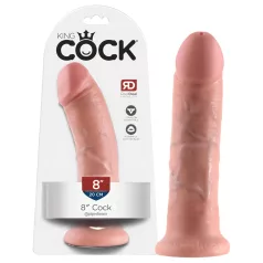King Cock - dildo 20 cm - realistisch - huidskleur