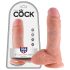 King Cock 8 met ballen dildo (20 cm) - natuurgetrouw