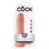 King Cock 8 met ballen dildo (20 cm) - natuurgetrouw