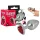 You2Toys - Diamond - 85 g aluminium anaalplug (zilver-rood)