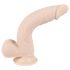NatuurSkin - Realistische zuignap dildo - Huidkleur (Medium)