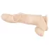 Nature Skin - penisverlengende hoes met ring - realistisch - huidkleur