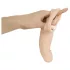 Nature Skin - penisverlengende hoes met ring - realistisch - huidkleur