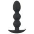 Black Velvets - anaal plug met gewicht en bolletjes - 145g - zwart