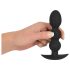 Black Velvet Zwaar - 145g Anale Bolplug (zwart)