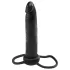analfantasy - strap-on anaal dildo - dubbel - siliconen - zwart