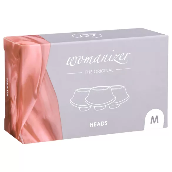 Womanizer Premium M - reservemondstuk set - wit - 3 stuks