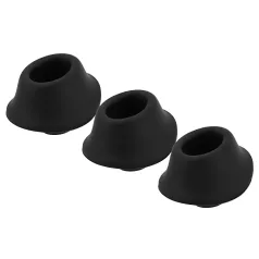   Womanizer Premium M - vervangende zuigkap set - zwart - 3 stuks