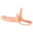 You2Toys - Strap-on M - verstelbare, holle dildo - natuurlijk