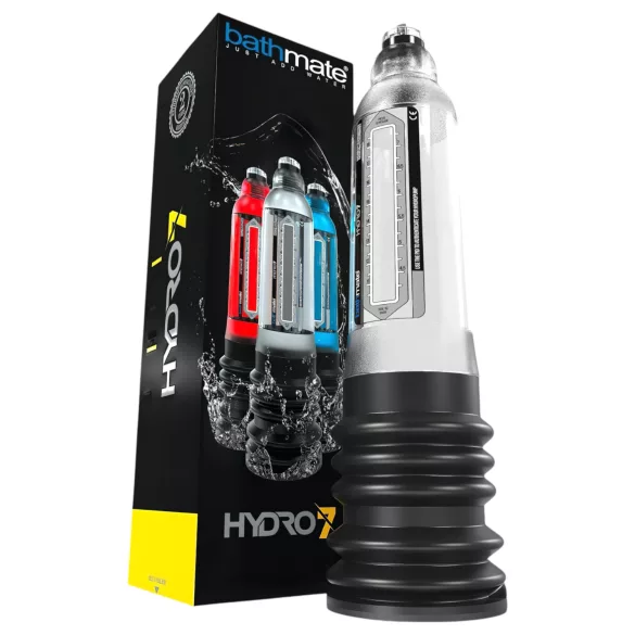 Bathmate Hydro7 - penispomp met waterdruk - transparant