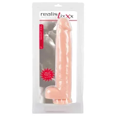   realistixxx - dildo XXL formaat - realistisch - huidskleur - 42cm